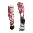 thumbnail image 2 of Bixox Bird and Floral Print Compression Socks,Compression Socks Women & Men Circulation for Medical,Running,Athletic, 2 of 7