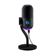 Logitech Yeti GX Wired Supercardioid Dynamic Gaming Microphone with LIGHTSYNC RGB Lights, Black