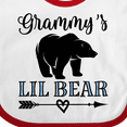 thumbnail image 4 of Inktastic Grammy Lil Bear Grandson Boys Baby Bib, 4 of 4