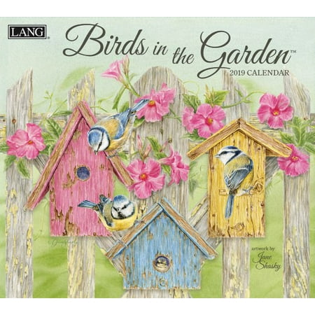 Garden Calendar - 2019 WALL CALENDAR, BIRDS IN THE GARDEN