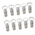 thumbnail image 1 of Paquete De 10 Piezas, Etiqueta De Identificación De Dirección Anti- Del Animal Doméstico, Barril, Metal, Nombre Impermeable, Etiqueta, Cuello D Zulema Etiquetas de identificación para perros y gatos, 1 of 8
