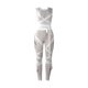 thumbnail image 1 of Sunloudy - Conjunto de 2 piezas de verano para mujer, de malla transparente, sin mangas, con tirantes y pantalones de cintura alta Sunloudy moda, 1 of 9