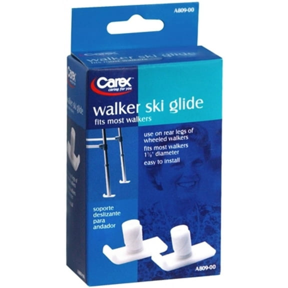 3 Pack - Carex Walker Ski Glide A809-00 2 Each