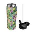 thumbnail image 2 of Logiee Watercolor Blooming Cactus Print 18oz Sports Insulated Kettle With Straw,Insulated Water Bottle For Running Hiking Cycling Climbing,Man Womans Insulated Water Bottle, 2 of 8