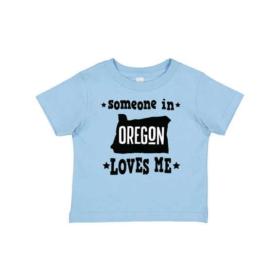 Inktastic Someone in Oregon Loves Me Gift Boys or Girls Baby T-Shirt