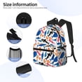 thumbnail image 5 of Lsque Cute Sea Animals Classic Casual Backpack - Large Capacity Water-Resistant Backpack for School, Work, Travel, and Outdoor Activities, 5 of 8