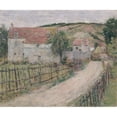 thumbnail image 2 of Theodore Robinson 14x12 Black Ornate Wood Framed Double Matted Museum Art Print Titled: The Old Mill (Vieux Moulin) (ca. 1892), 2 of 5