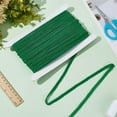 thumbnail image 5 of 1set Green Trim 27 Yards 1/4 inch Braid Tirm for Sewing Green Gimp Braid Trim Ribbon Basic Fringe Trim for Upholstery Costume DIY Crafts Jewelry Making Curtain Spring Christmas Decor, 5 of 8