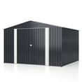 thumbnail image 6 of NETAJE 8'x10' Outdoor Metal Storage Shed with Updated Frame Structure and Lockable Doors for Backyard Garden Patio Lawn, 6 of 9