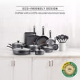 thumbnail image 3 of T-fal Easy Care Nonstick Cookware, 20 piece Set, Grey, B087SKDW, 3 of 10