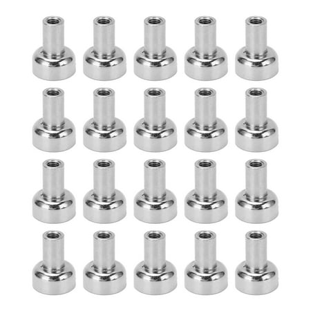 

20pcs Neodymium Base Magnet Stud 2kg Pulling Force Rustproof For Warehouse Garage