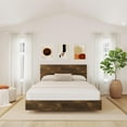 thumbnail image 4 of Nexera Nocce Queen Truffle Headboard and Platform Bed, 4 of 6