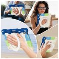 thumbnail image 5 of FJLBDE Case for iPad (A16) 11th/10th Generation 11 inch/10.9 inch 2025/2022 with 360 Kickstand, Shoulder Strap Carrying Protective Cover, Multicolor Blue, 5 of 6
