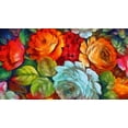 thumbnail image 2 of Bolokofsky, Ronald 18x12 White Modern Wood Framed Museum Art Print Titled - Garden Bunch, 2 of 4