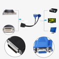 thumbnail image 3 of Cergrey DMS-59 Pin Male to 2 VGA 15 Pin Female Splitter Adapter Cable Lead Wire for HP Dell Monitor, Splitter Adapter Cable, 3 of 6