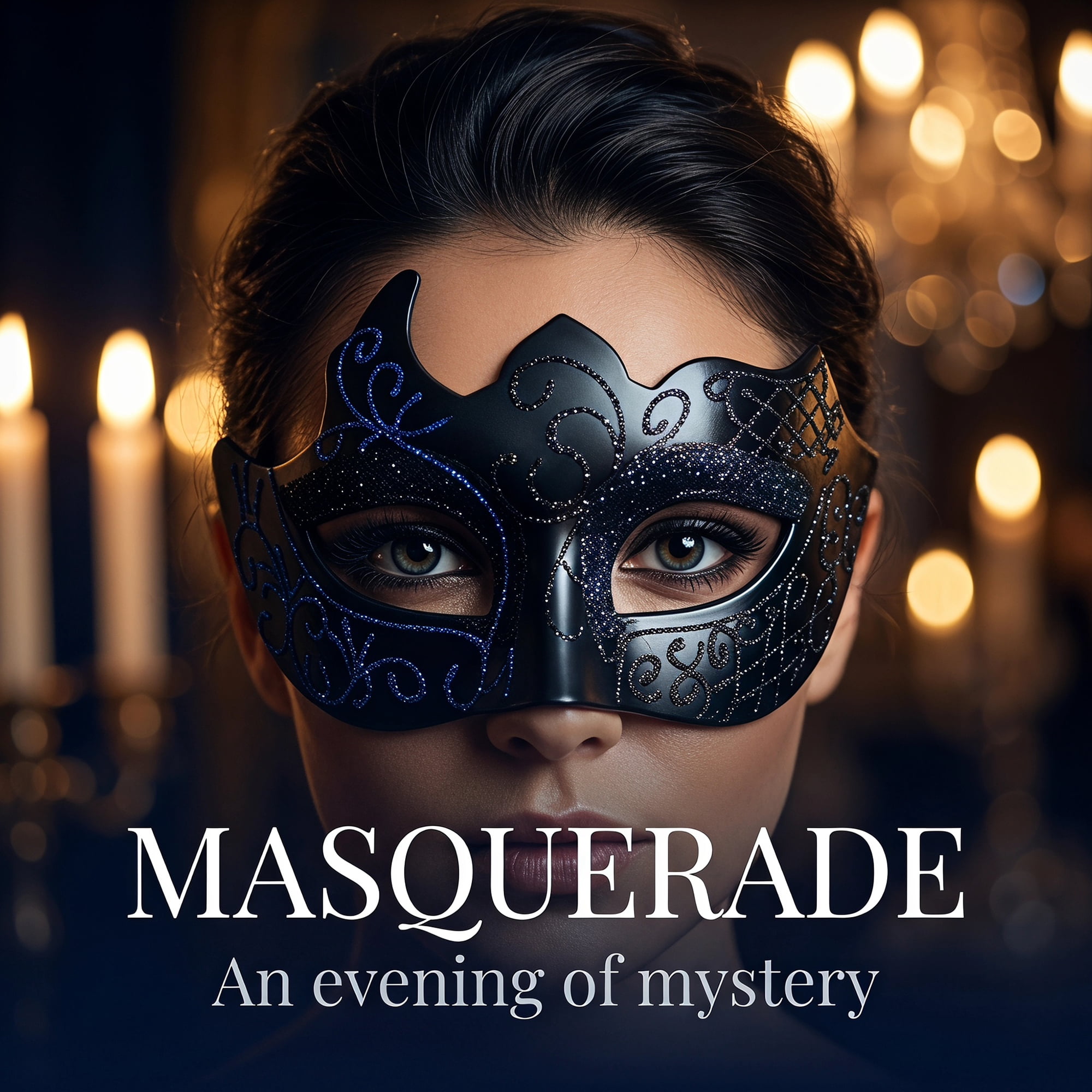 Unique Bargains Venetian Masquerade Mask for Halloween Party One-Eyed Blue 6.7" x 4.3"