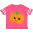 thumbnail image 3 of Inktastic Smiling Pumpkin, Orange Pumpkin, Halloween Boys or Girls Toddler T-Shirt, 3 of 5
