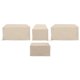 thumbnail image 2 of Juego de fundas para muebles Crosley, 4 piezas, impermeables, color canela, 2 of 7