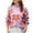 Purple, variant on Wancir Sweaters for Women 2024 Crewneck Cute Color Block Fall Winter Knitted Pullover Tops
