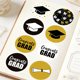 thumbnail image 5 of 500Pcs Graduation Stickers Roll Congrats Grad Labels With Grad Cap Diploma Gold Black White SelfAdhesive Seals For Graduation Party Gift Wrapping Envelopes, 5 of 7