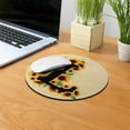 thumbnail image 5 of WIRESTER 7.88 in Round Mouse Pad with Non-Slip Rubber Base for Computers, Laptop, Office & Home - Sunflower Vintage L, 5 of 5