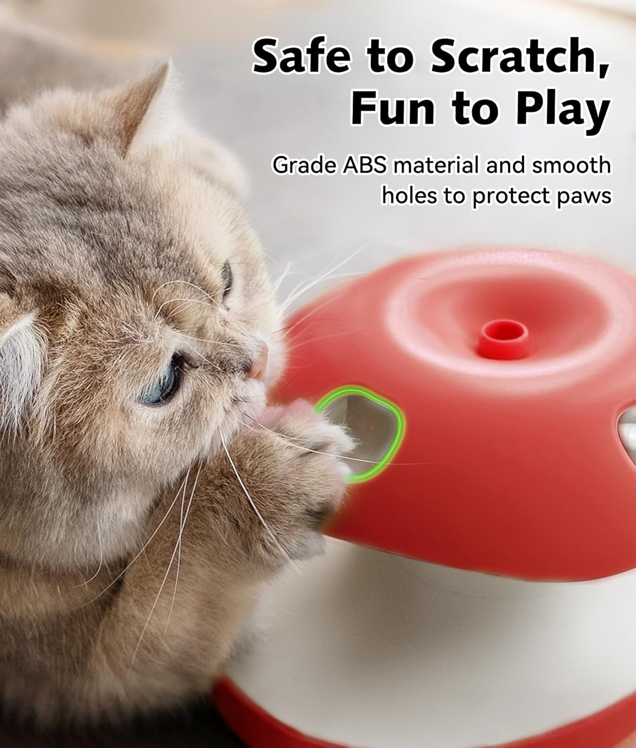 AuroraX Interactive Cat Toy Cat Hunting Game with Catnip Crinkle for Indoor Cats Cat Toys
