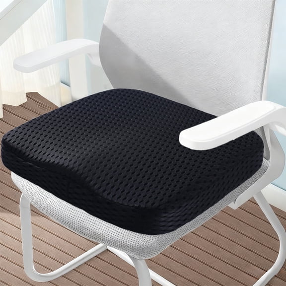 Violete Memory foam universal seat cushion, polyester, multiple colors, 15.75 x 15.75 x 2.17 in, non-slip office chair and car seat cushion for all-season comfort