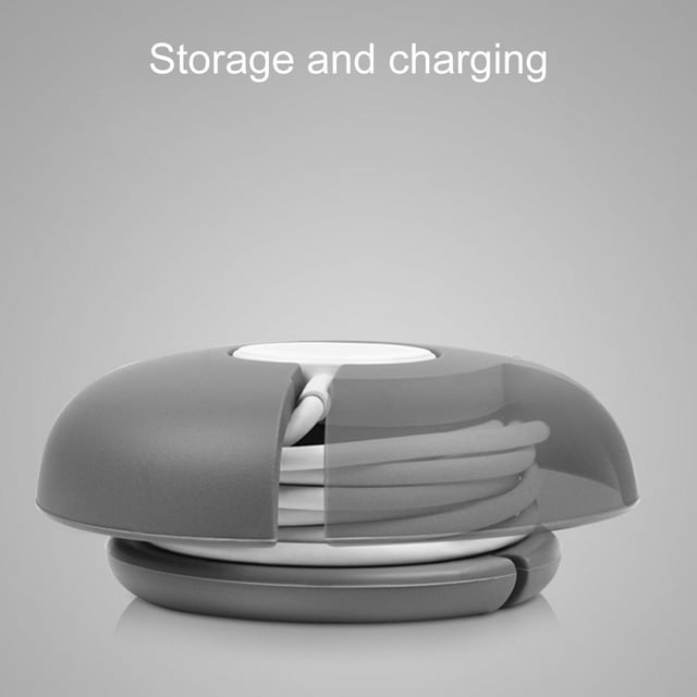 2 in 1 Charger Cute Storage Silicone Anti-slip Charger Storage Box for Watch
