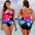 thumbnail image 2 of Plus Size Women One Piece Swimsuit Push Up Bikini Swimwear Beachwear, 2 of 5