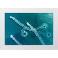 thumbnail image 1 of Meirovich, Ido 18x13 White Modern Wood Framed Museum Art Print Titled - Lines and circles, 1 of 4