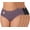 2Black+2Dark Purple, variant on Women's High-Waisted Cotton Briefs - Soft Stretch Full Coverage Underwear 4-Pack