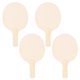thumbnail image 1 of 4 piezas de paletas de tenis de mesa DIY en blanco, raquetas de tenis de mesa sin pintar para niños y adultos, raquetas de tenis de mesa en blanco de madera, manualidades de paleta de pintura, 1 of 8