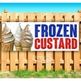 thumbnail image 1 of Frozen Custard 13 oz Vinyl Banner With Metal Grommets, 1 of 4