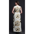 thumbnail image 4 of Bimba Tie-Dye Printed Front Slit Sleeveless Summer Spring Women Maxi PartyÂ&nbsp;Dress-Large, 4 of 5