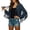 Blue, variant on Vintage Suede Feel Open Front Cardigan for Women, Long Sleeve Relaxed Fit, Comfortable Everyday Fall Outerwear, 1 Piece, S-XXL, Plus Size Friendly
