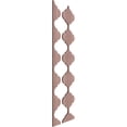 thumbnail image 3 of Ekena Millwork 47"H x 3/8"T Marrakesh Adjustable Wood Decorative Slat Wall Panel Kit, Walnut (contains 11 Slats + 1 Straight Edge Starter Slat), 3 of 16