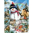 thumbnail image 2 of SUNSOUT INC - Winter's Welcome - 300 pc Jigsaw Puzzle by Artist: Lori Schory - Finished Size 18" x 24" Christmas - MPN# 35154, 2 of 5