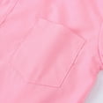 thumbnail image 4 of NIEWTR Classic Boys Long Sleeve Button Down Shirt Solid Oxford Dress Shirt for School Uniform Holidays and Formal Occasions Comfortable Cotton Blend Fabric（Pink,13-14 Years), 4 of 9