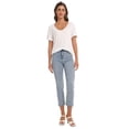 thumbnail image 4 of Womens Deep V Neck T Shirts Casual Short Sleeve Loose Fit Basic Fashion Tee, 4 of 6
