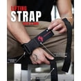 thumbnail image 3 of Weight Lifting Straps for Wrist Support, Thick Comfortable Gym Straps with Secure Fit for Men, 3 of 5