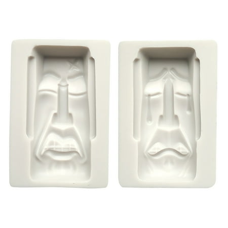

Easter Mold Easter Moai Statue Chocolate Mold Easter Cake Tool