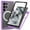 Purple, variant on ELEHOLD Full Body Protective Case For Samsung Galaxy S25 Ultra Magnetic Shockproof Cover, [Non-Slip], [MagSafe Compatible], [With Built-in Screen Protector], Purple