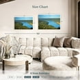 thumbnail image 4 of Elephant Stock Hudson River From Above Wall Art - Horizontal Canvas Wall Art - Living Room Wall Decor - Nature Canvas - Blue And Green Decor - 36" x 24", 4 of 8