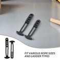 thumbnail image 3 of BESTYASH 2Pcs Weatherproof Boat Telescoping Ladder Strap Rubber T Shaped Latch for Yachts, 3 of 8