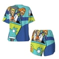thumbnail image 5 of Lsque Scooby-Doo Women's Short-Sleeved Pajama Set - 2 Piece Soft and Lightweight Sleepwear Set-X-Large, 5 of 9