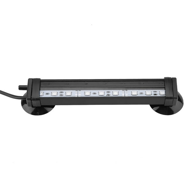 Aquarium Light With Air Bubble Hole, LED Fish Light Aquarium Bubble LED Lights Underwater LED Light Waterproof LED Aquarium Lights With Remote Control