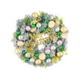 thumbnail image 2 of Corona de Navidad artificial con adornos de bolas BLESIY 40 cm x 10 cm x 40 cm Estilo G, 2 of 8