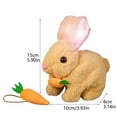 thumbnail image 6 of Family Bunny Pal, Bunby - My Realistic Bunny Toy Horizons, Bunnypal, Easter Robot Interactive Bunny Toys, Funny Lifelike Robotic Hopping Bunny Pet Plush For Kids That Move, 6 of 8