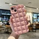 thumbnail image 1 of Fashion 3D Grid Matte Phone Case For iPhone 14 13 12 11 Pro Max X XR XS Max 7 8 Plus Shockproof Silicone Soft TPU Cases Cover xuanjing unisex, 1 of 2