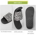 thumbnail image 7 of GZHJMY Stylish Slides for Women Men, Pink Butterfly Leopard Pattern Soft Flexible Slip-on Sandals Slippers, 7 of 7